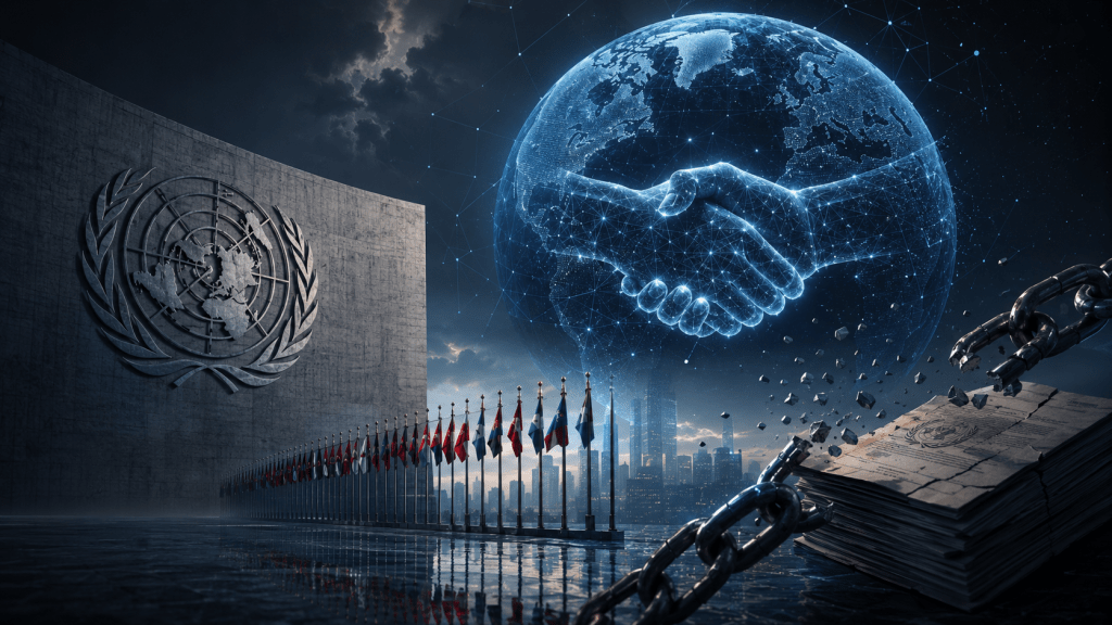 United Nations AI art by Vladimir Tsakanyan