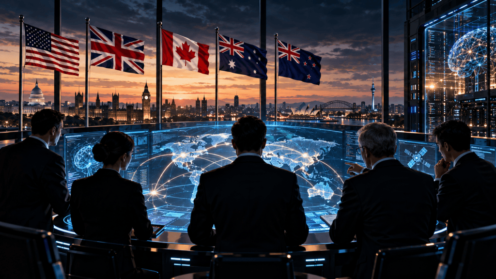 Global AI Strategy Command Center Ai art by Vladimir Tsakanyan